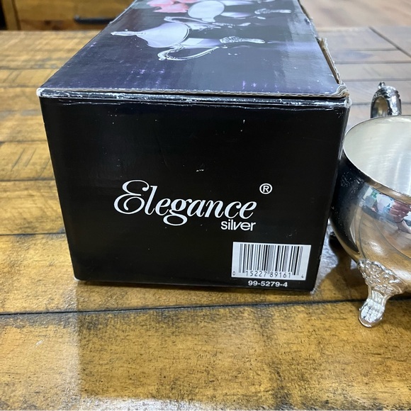 Vintage | Elegance | Silver Plated Sugar and creamer set - Picture 5 of 14